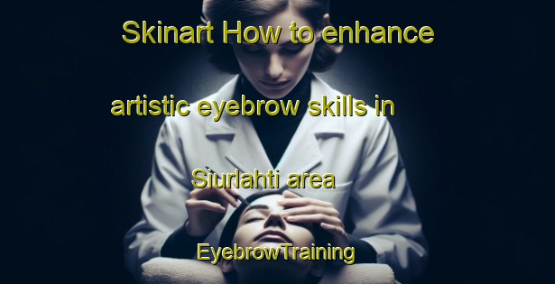 Skinart How to enhance artistic eyebrow skills in Siurlahti area | EyebrowTraining | EyebrowClasses | SkinartTraining-Finland