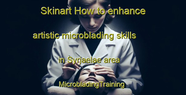 Skinart How to enhance artistic microblading skills in Syrjaelae area | #MicrobladingTraining #MicrobladingClasses #SkinartTraining-Finland