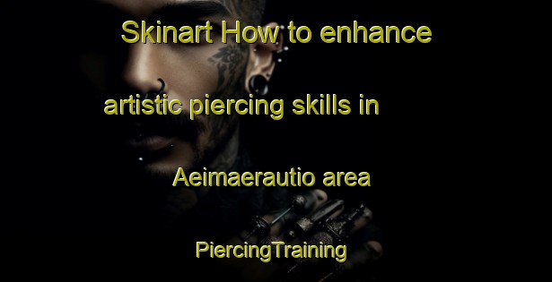 Skinart How to enhance artistic piercing skills in Aeimaerautio area | #PiercingTraining #PiercingClasses #SkinartTraining-Finland