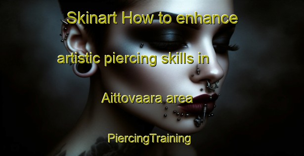 Skinart How to enhance artistic piercing skills in Aittovaara area | #PiercingTraining #PiercingClasses #SkinartTraining-Finland