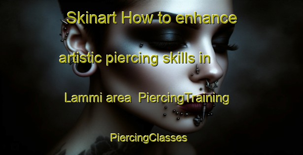 Skinart How to enhance artistic piercing skills in Lammi area | PiercingTraining | PiercingClasses | SkinartTraining-Finland