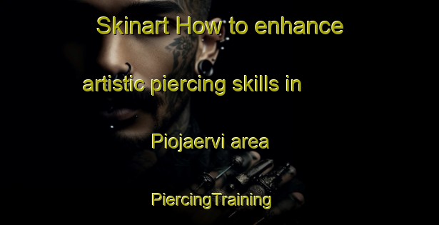 Skinart How to enhance artistic piercing skills in Piojaervi area | PiercingTraining | PiercingClasses | SkinartTraining-Finland