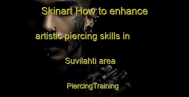 Skinart How to enhance artistic piercing skills in Suvilahti area | #PiercingTraining #PiercingClasses #SkinartTraining-Finland