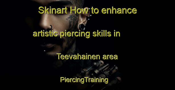 Skinart How to enhance artistic piercing skills in Teevahainen area | PiercingTraining | PiercingClasses | SkinartTraining-Finland