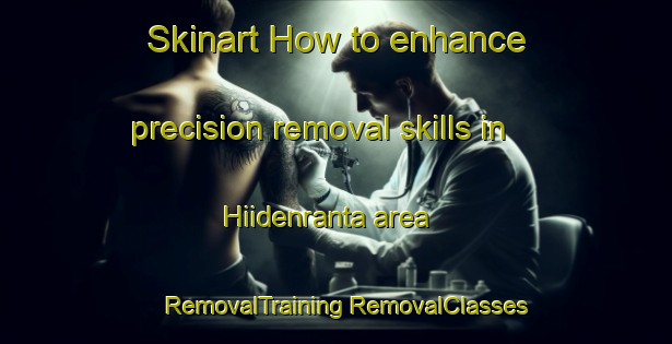 Skinart How to enhance precision removal skills in Hiidenranta area | #RemovalTraining #RemovalClasses #SkinartTraining-Finland