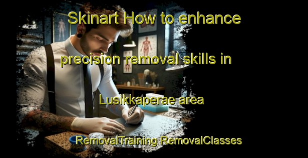 Skinart How to enhance precision removal skills in Lusikkaperae area | #RemovalTraining #RemovalClasses #SkinartTraining-Finland