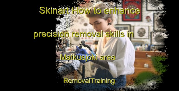 Skinart How to enhance precision removal skills in Matkusjoki area | RemovalTraining | RemovalClasses | SkinartTraining-Finland