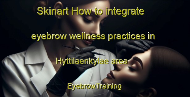 Skinart How to integrate eyebrow wellness practices in Hyttilaenkylae area | EyebrowTraining | EyebrowClasses | SkinartTraining-Finland