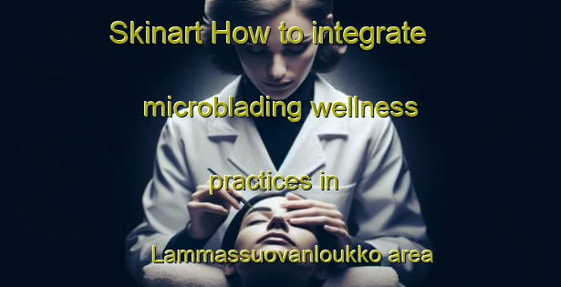 Skinart How to integrate microblading wellness practices in Lammassuovanloukko area | MicrobladingTraining | MicrobladingClasses | SkinartTraining-Finland