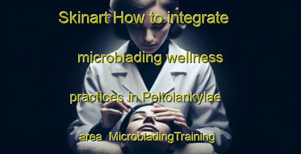 Skinart How to integrate microblading wellness practices in Peltolankylae area | #MicrobladingTraining #MicrobladingClasses #SkinartTraining-Finland