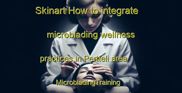 Skinart How to integrate microblading wellness practices in Pertteli area | MicrobladingTraining | MicrobladingClasses | SkinartTraining-Finland