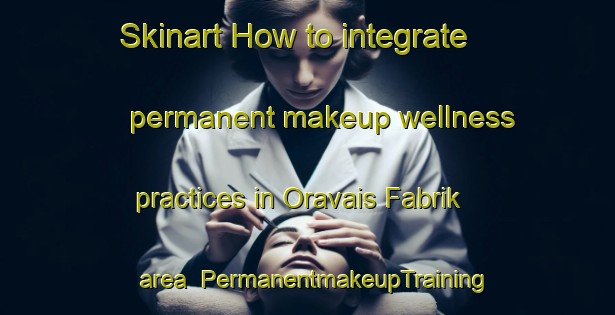 Skinart How to integrate permanent makeup wellness practices in Oravais Fabrik area | PermanentmakeupTraining | PermanentmakeupClasses | SkinartTraining-Finland