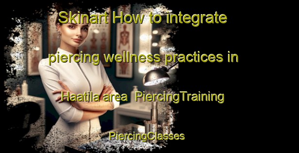 Skinart How to integrate piercing wellness practices in Haatila area | PiercingTraining | PiercingClasses | SkinartTraining-Finland