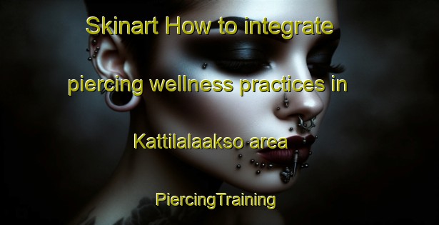 Skinart How to integrate piercing wellness practices in Kattilalaakso area | #PiercingTraining #PiercingClasses #SkinartTraining-Finland