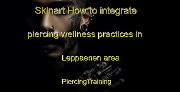 Skinart How to integrate piercing wellness practices in Leppaenen area | PiercingTraining | PiercingClasses | SkinartTraining-Finland