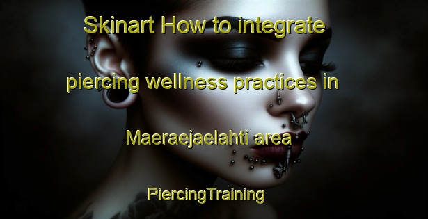 Skinart How to integrate piercing wellness practices in Maeraejaelahti area | PiercingTraining | PiercingClasses | SkinartTraining-Finland