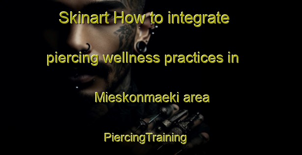 Skinart How to integrate piercing wellness practices in Mieskonmaeki area | PiercingTraining | PiercingClasses | SkinartTraining-Finland