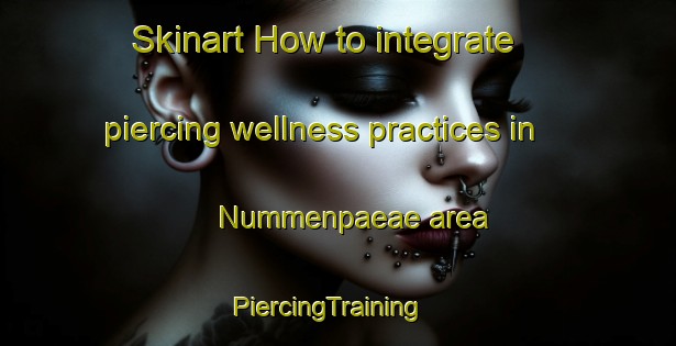 Skinart How to integrate piercing wellness practices in Nummenpaeae area | PiercingTraining | PiercingClasses | SkinartTraining-Finland