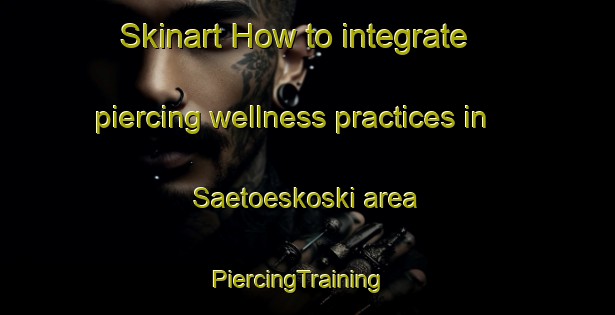 Skinart How to integrate piercing wellness practices in Saetoeskoski area | PiercingTraining | PiercingClasses | SkinartTraining-Finland
