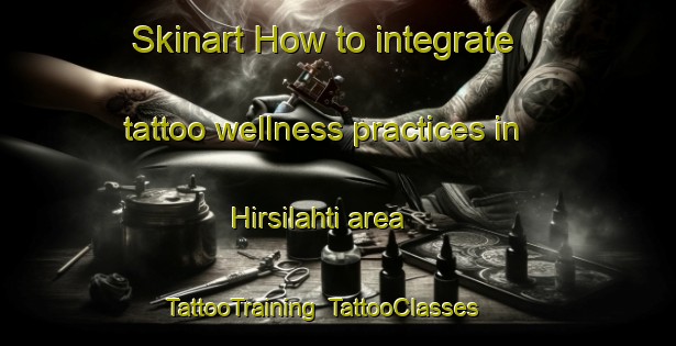 Skinart How to integrate tattoo wellness practices in Hirsilahti area | TattooTraining | TattooClasses | SkinartTraining-Finland