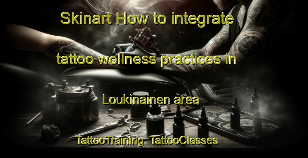 Skinart How to integrate tattoo wellness practices in Loukinainen area | TattooTraining | TattooClasses | SkinartTraining-Finland