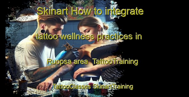 Skinart How to integrate tattoo wellness practices in Ruopsa area | #TattooTraining #TattooClasses #SkinartTraining-Finland