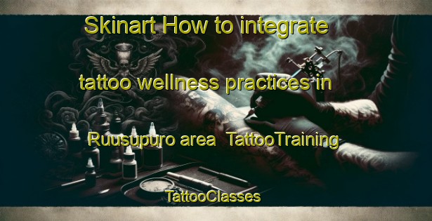 Skinart How to integrate tattoo wellness practices in Ruusupuro area | TattooTraining | TattooClasses | SkinartTraining-Finland