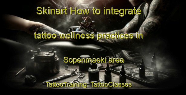 Skinart How to integrate tattoo wellness practices in Sopenmaeki area | TattooTraining | TattooClasses | SkinartTraining-Finland