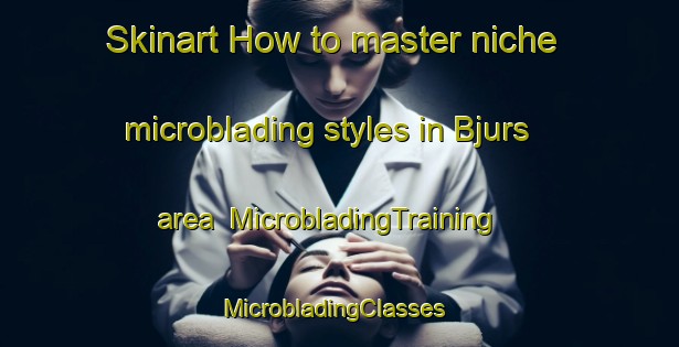 Skinart How to master niche microblading styles in Bjurs area | MicrobladingTraining | MicrobladingClasses | SkinartTraining-Finland