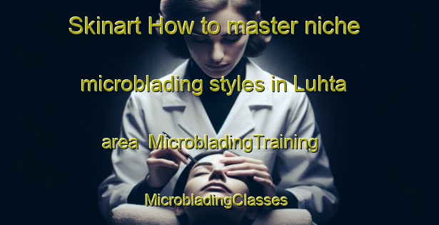 Skinart How to master niche microblading styles in Luhta area | MicrobladingTraining | MicrobladingClasses | SkinartTraining-Finland