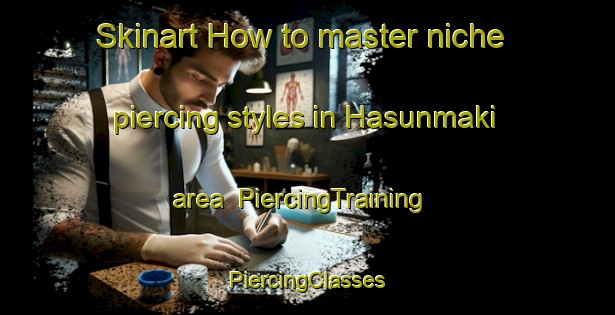 Skinart How to master niche piercing styles in Hasunmaki area | #PiercingTraining #PiercingClasses #SkinartTraining-Finland