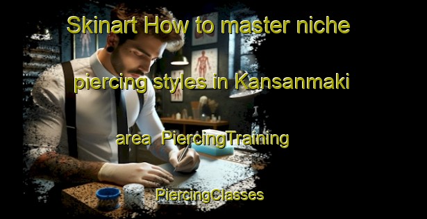 Skinart How to master niche piercing styles in Kansanmaki area | PiercingTraining | PiercingClasses | SkinartTraining-Finland