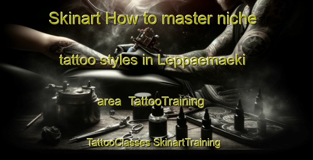 Skinart How to master niche tattoo styles in Leppaemaeki area | #TattooTraining #TattooClasses #SkinartTraining-Finland