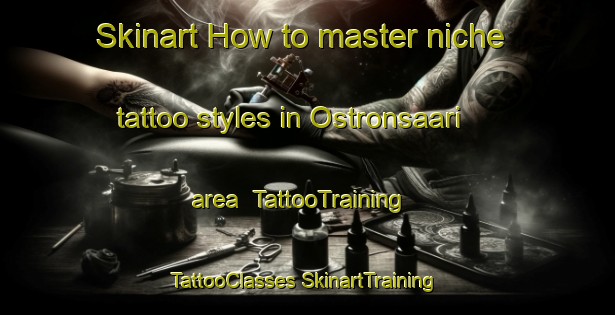 Skinart How to master niche tattoo styles in Ostronsaari area | #TattooTraining #TattooClasses #SkinartTraining-Finland