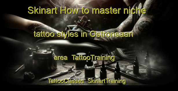 Skinart How to master niche tattoo styles in Ostronsaari area | TattooTraining | TattooClasses | SkinartTraining-Finland