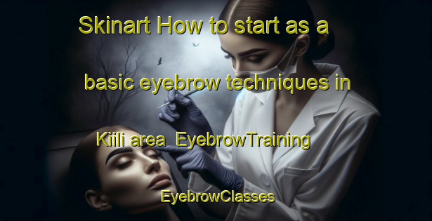 Skinart How to start as a basic eyebrow techniques in Kiili area | EyebrowTraining | EyebrowClasses | SkinartTraining-Finland