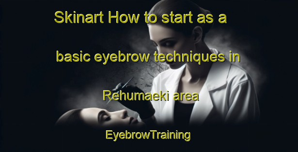 Skinart How to start as a basic eyebrow techniques in Rehumaeki area | EyebrowTraining | EyebrowClasses | SkinartTraining-Finland