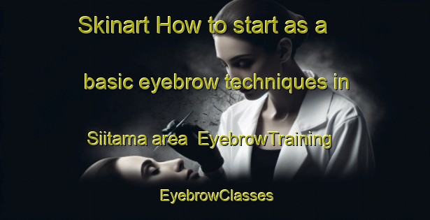 Skinart How to start as a basic eyebrow techniques in Siitama area | EyebrowTraining | EyebrowClasses | SkinartTraining-Finland