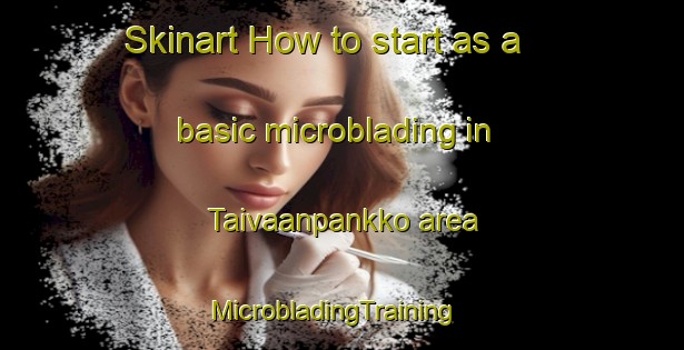 Skinart How to start as a basic microblading in Taivaanpankko area | MicrobladingTraining | MicrobladingClasses | SkinartTraining-Finland