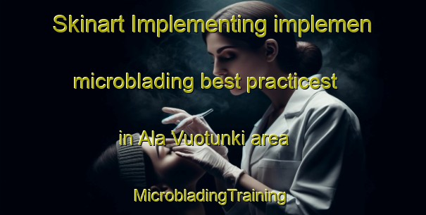 Skinart Implementing implemen microblading best practicest in Ala Vuotunki area | #MicrobladingTraining #MicrobladingClasses #SkinartTraining-Finland