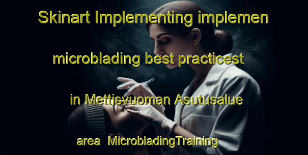 Skinart Implementing implemen microblading best practicest in Mettisvuoman Asutusalue area | MicrobladingTraining | MicrobladingClasses | SkinartTraining-Finland