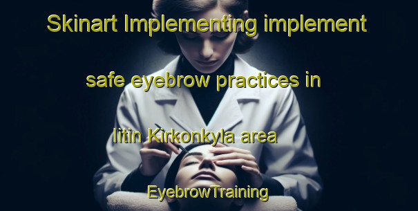 Skinart Implementing implement safe eyebrow practices in Iitin Kirkonkyla area | EyebrowTraining | EyebrowClasses | SkinartTraining-Finland