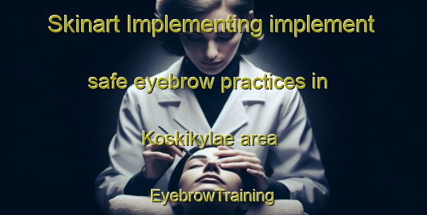 Skinart Implementing implement safe eyebrow practices in Koskikylae area | EyebrowTraining | EyebrowClasses | SkinartTraining-Finland