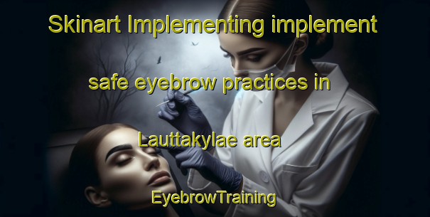 Skinart Implementing implement safe eyebrow practices in Lauttakylae area | EyebrowTraining | EyebrowClasses | SkinartTraining-Finland