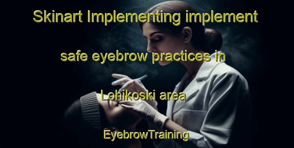 Skinart Implementing implement safe eyebrow practices in Lohikoski area | EyebrowTraining | EyebrowClasses | SkinartTraining-Finland