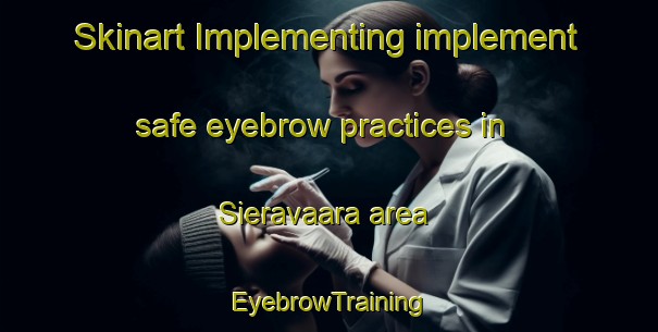 Skinart Implementing implement safe eyebrow practices in Sieravaara area | EyebrowTraining | EyebrowClasses | SkinartTraining-Finland