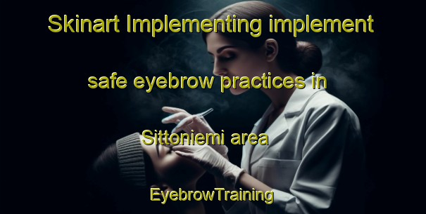 Skinart Implementing implement safe eyebrow practices in Sittoniemi area | EyebrowTraining | EyebrowClasses | SkinartTraining-Finland