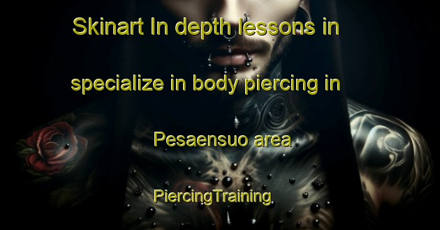 Skinart In-depth lessons in specialize in body piercing in Pesaensuo area | PiercingTraining | PiercingClasses | SkinartTraining-Finland