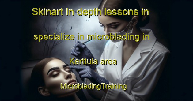Skinart In-depth lessons in specialize in microblading in Kerttula area | MicrobladingTraining | MicrobladingClasses | SkinartTraining-Finland