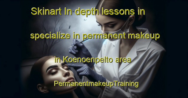 Skinart In-depth lessons in specialize in permanent makeup in Koenoenpelto area | PermanentmakeupTraining | PermanentmakeupClasses | SkinartTraining-Finland